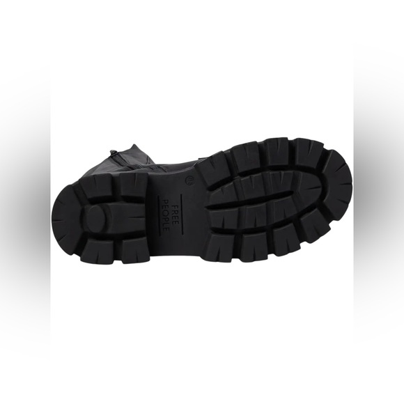 🆕 FREE PEOPLE | JONES LACE-UP BOOTS | BLACK | SIZE: US 8 (EU 38.5) - Picture 4 of 12